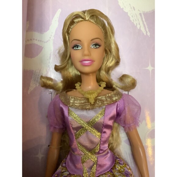 Barbie Doll in Purple/Gold Ball Gown+Accessories~Bendable Legs~New Open Box~2007 - Picture 10 of 10